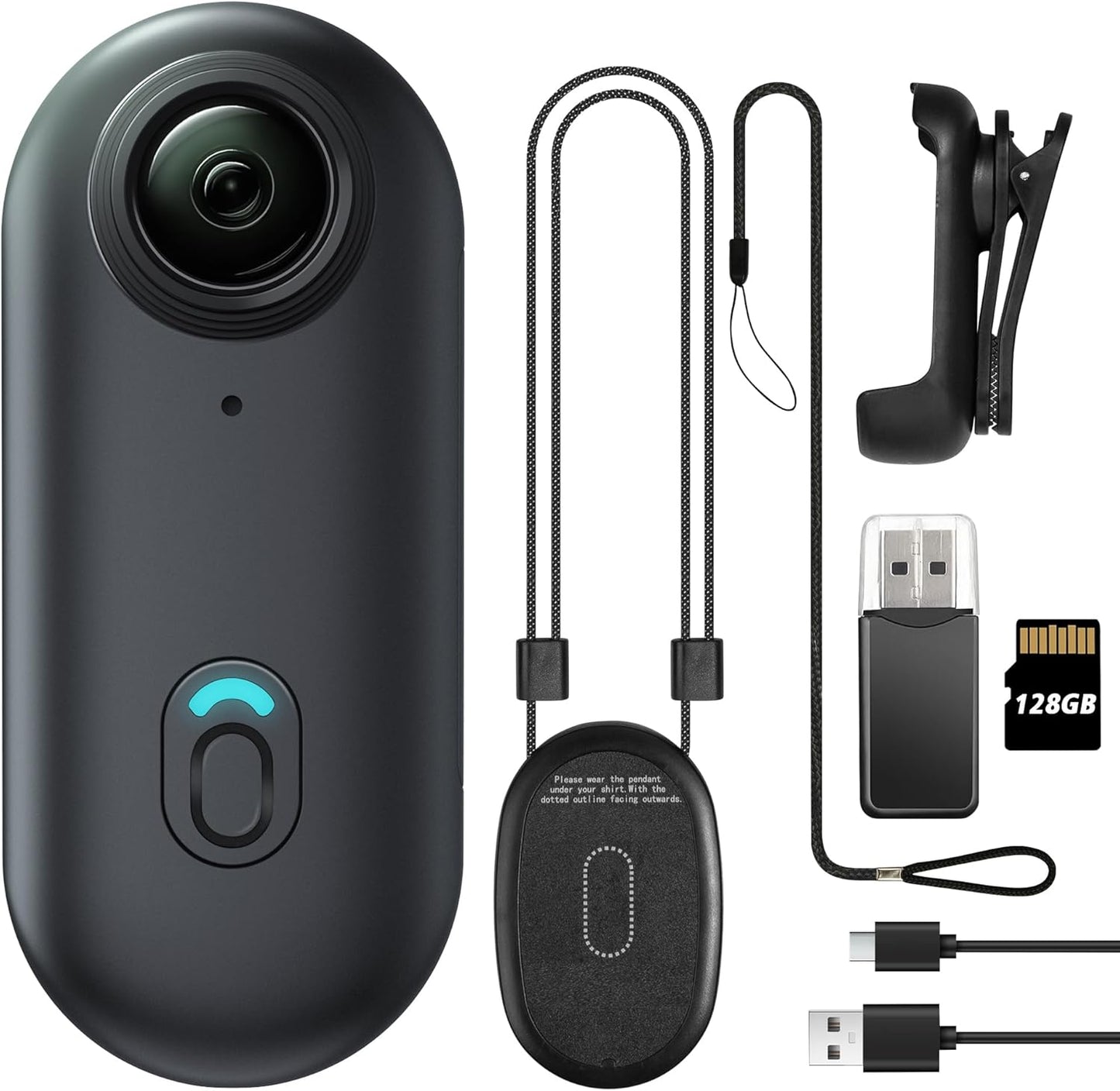 Hands-Free 1080P Body Camera - Portable Security Solution
