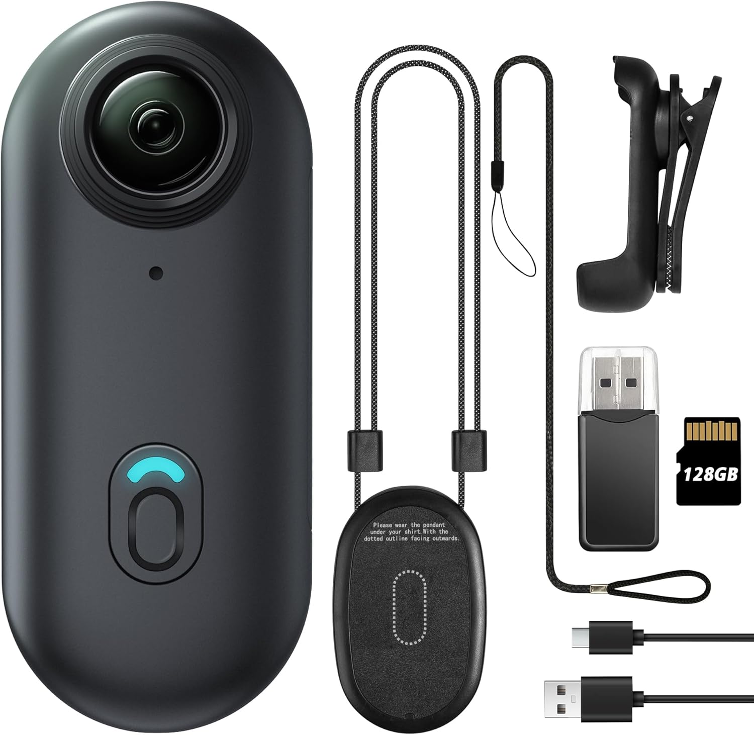 Hands-Free 1080P Body Camera - Portable Security Solution