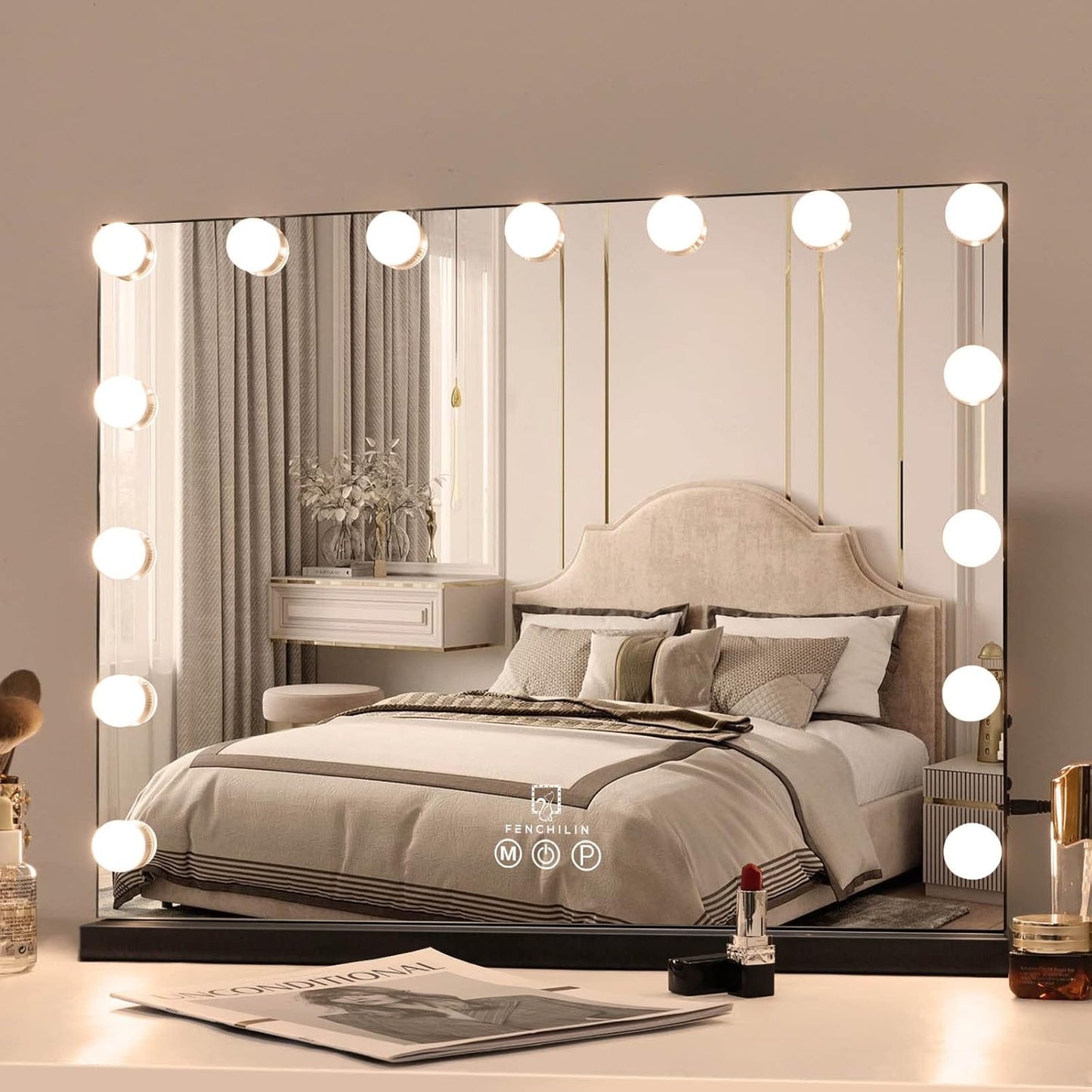 FENCHILIN Vanity Mirror with Lights for Perfect Makeup Looks