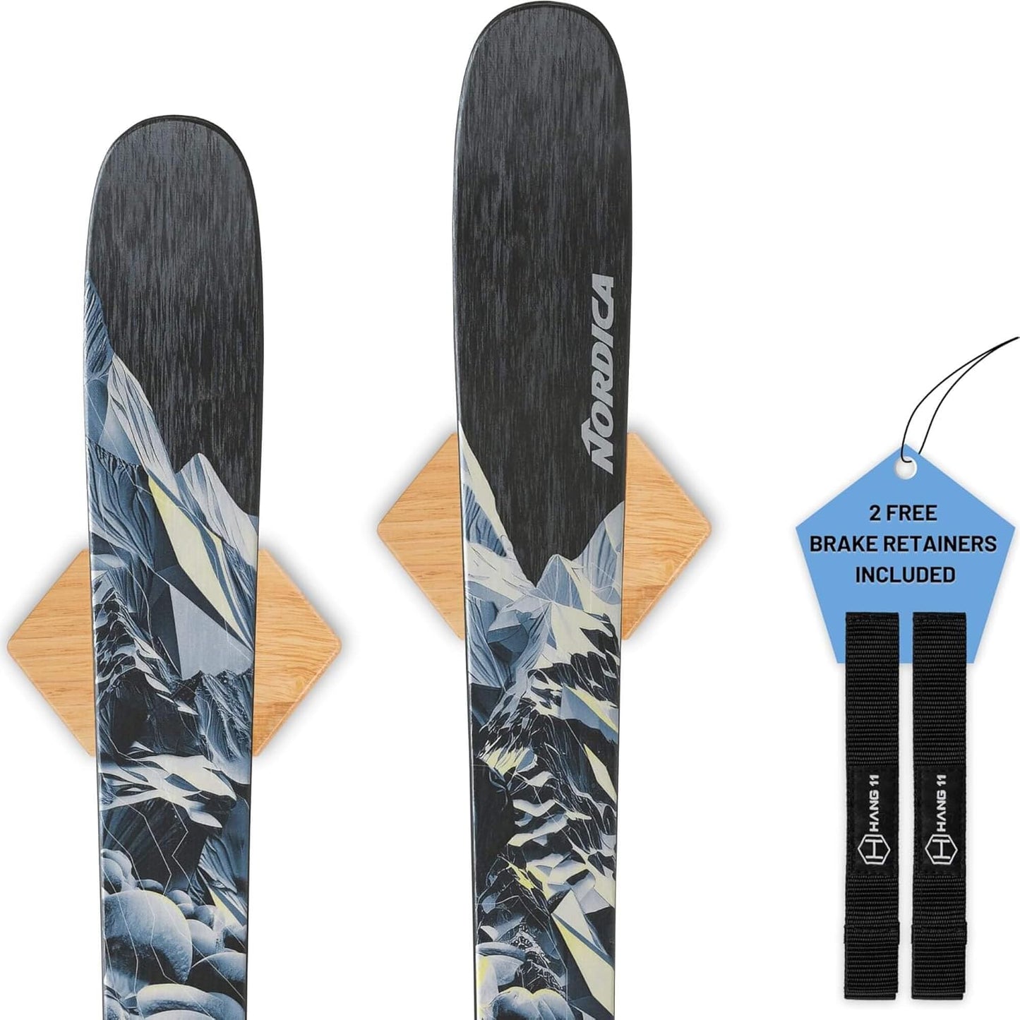 Hang 11 Vertical Ski Wall Mount - Stylish Storage Solution