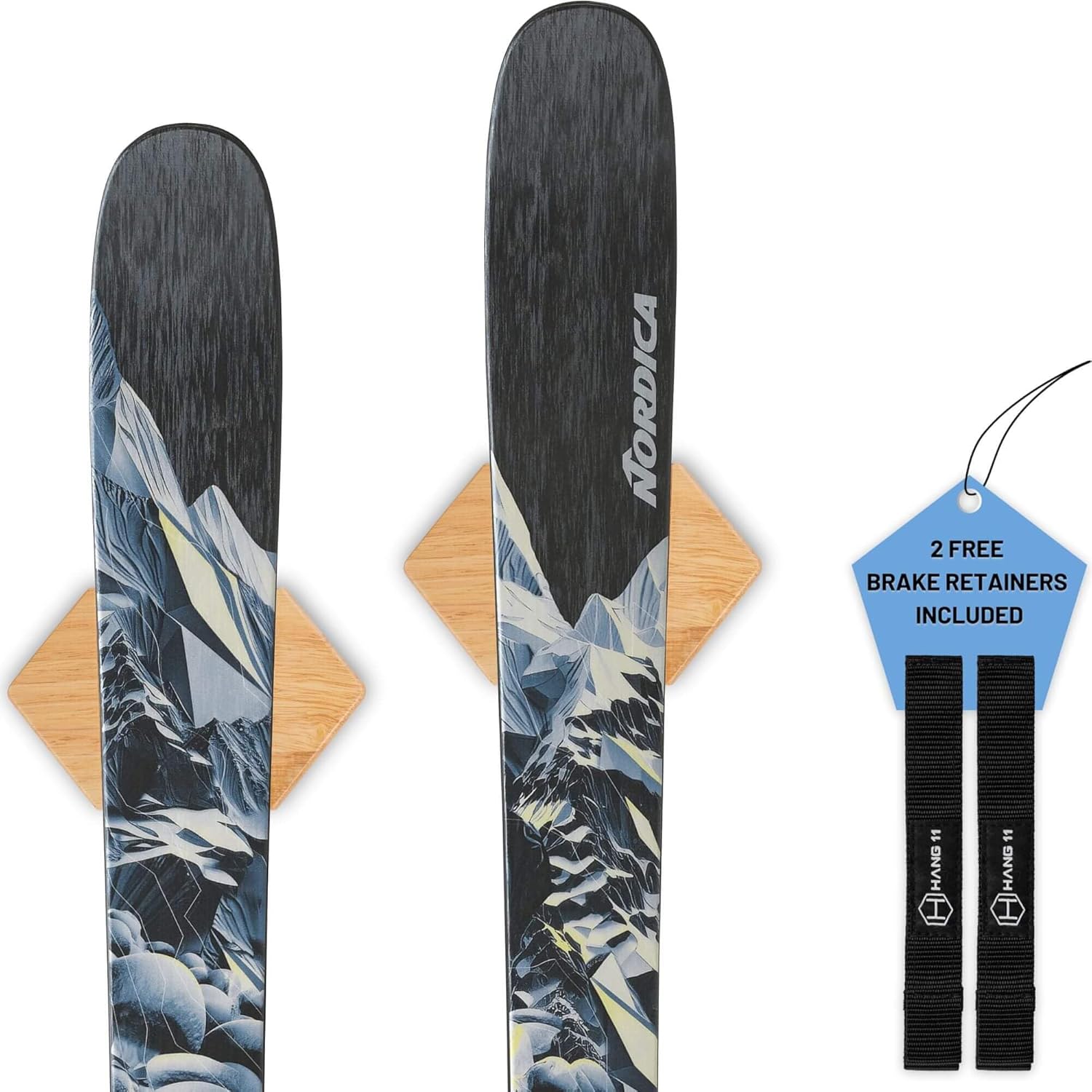 Hang 11 Vertical Ski Wall Mount - Stylish Storage Solution