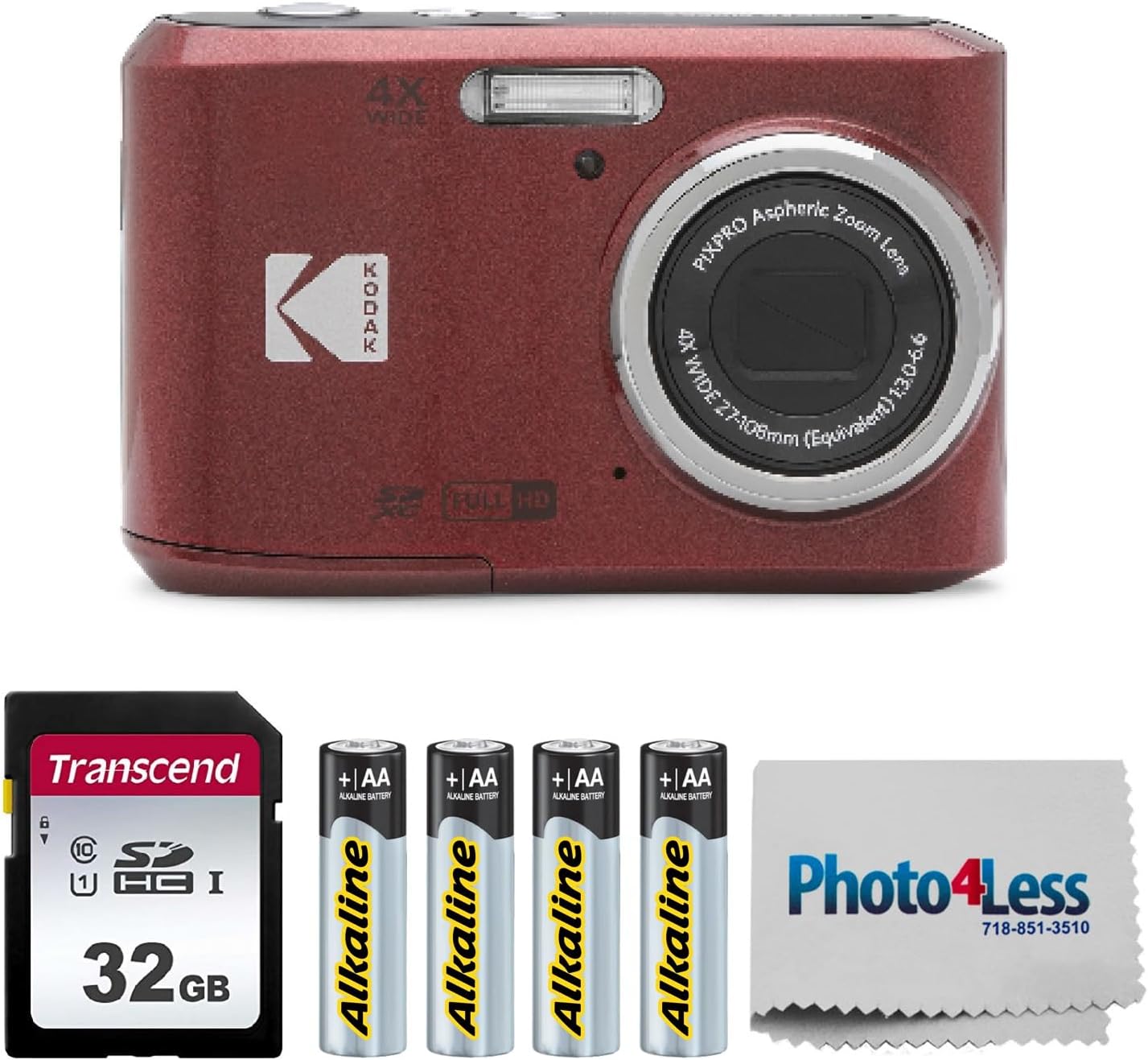 KODAK PIXPRO FZ45 16MP Digital Camera with 4X Optical Zoom