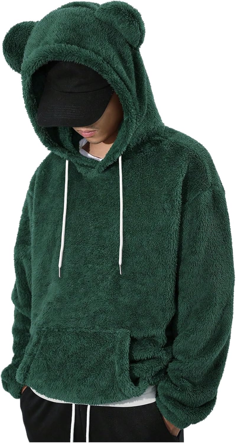 Men's Bear Ear Hoodies for Cozy Fall Fashion and Fun Style