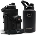 One Gallon Water Bottle Insulated 128 oz - Large Double Vacuum Jug