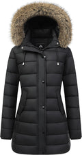 Women's Winter Thickened Down Jacket Long Puffer Coat - Warm