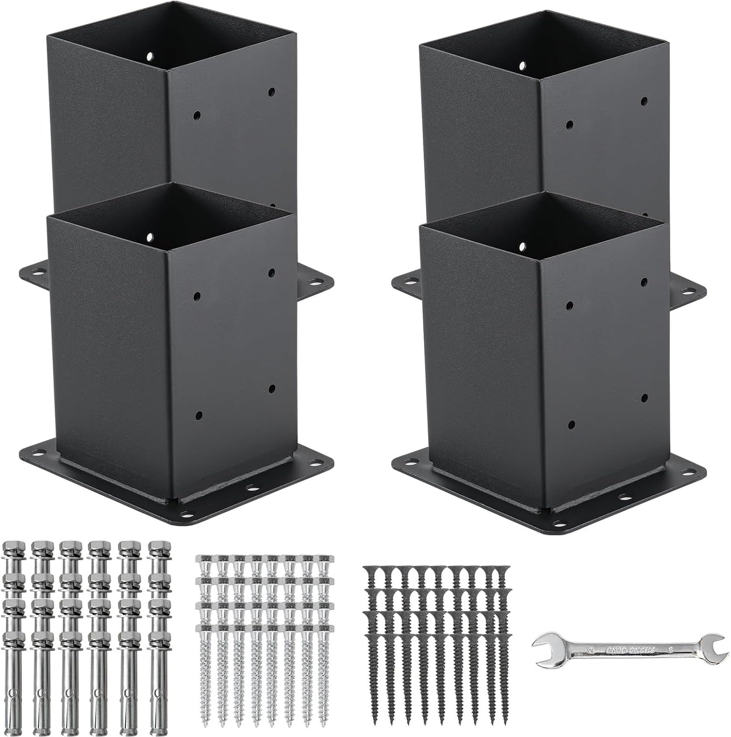 4x4 Post Base Anchors for Decks, Fences, and Pergolas