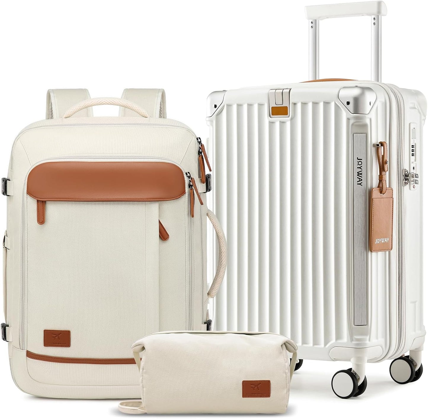 Joyway 20in Carry On Luggage with USB Port and Cup Holder