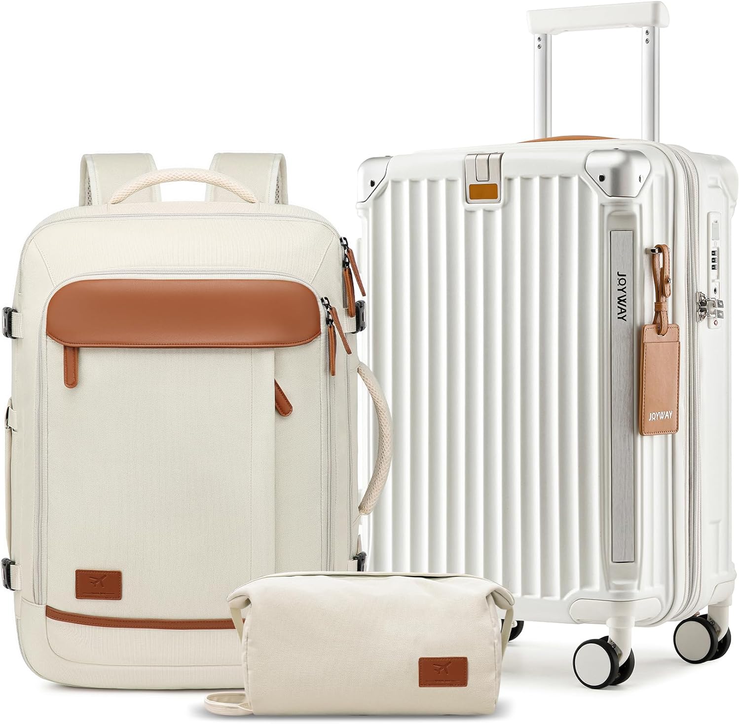 Joyway 20in Carry On Luggage with USB Port and Cup Holder