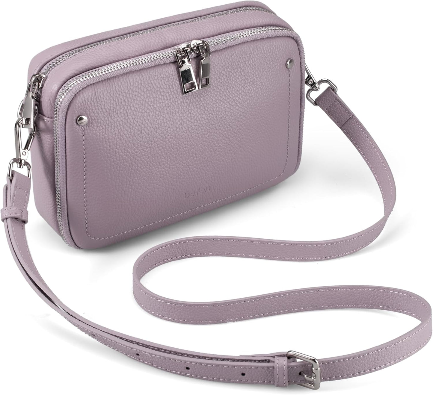 Genuine Leather Crossbody Bags for Women with RFID Protection