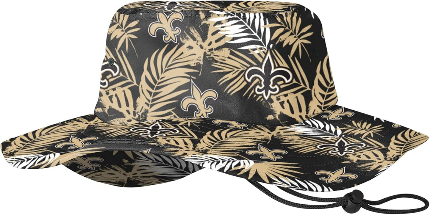 NFL Team Logo Floral Sport Outdoor Sun Bucket Boonie Hat Review