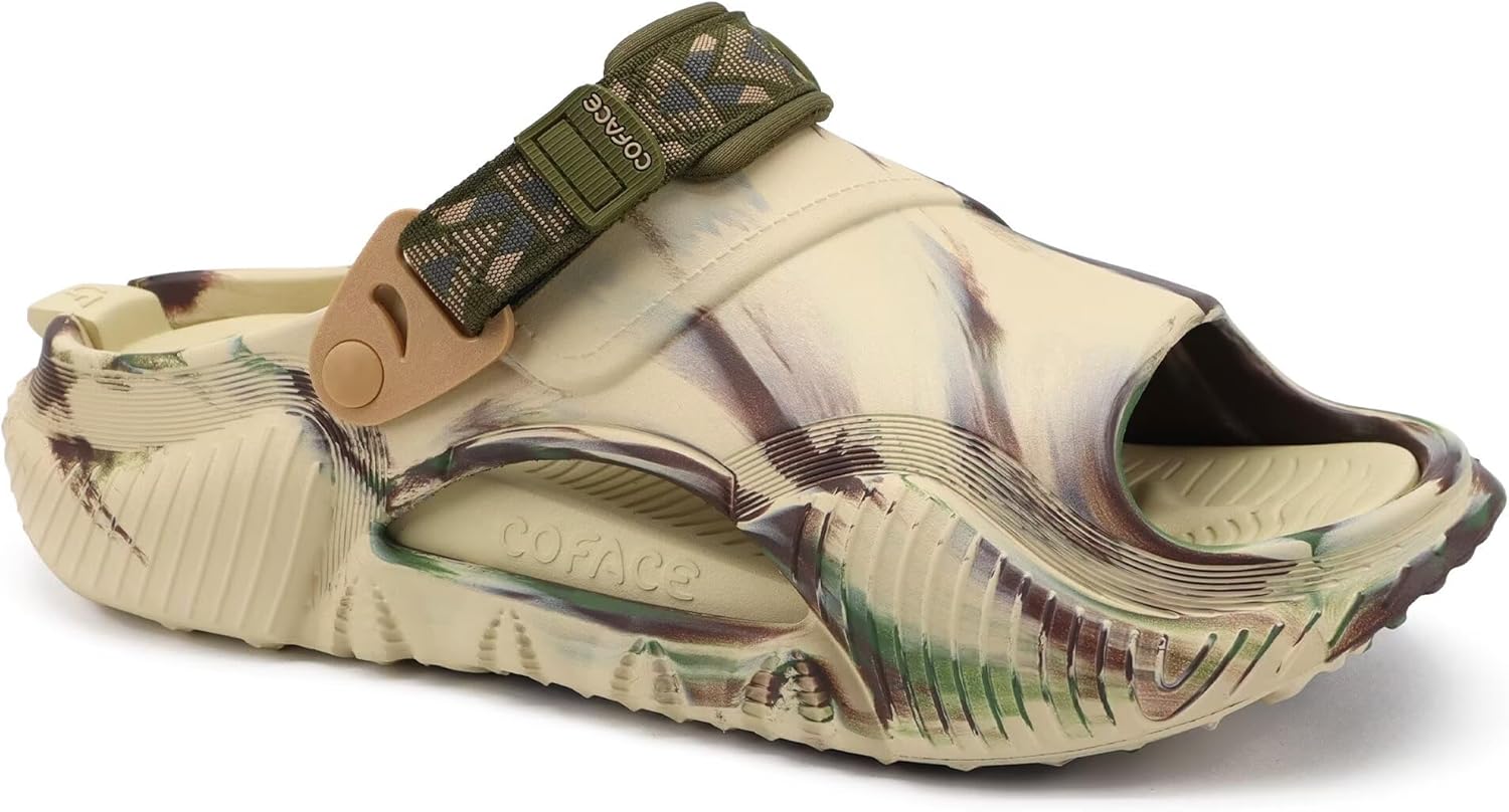 COFACE Mens Orthotic Clogs for Plantar Fasciitis Recovery Sandals