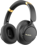 Wireless Noise-Canceling Headphones: 80H Playtime & Deep Bass
