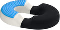 Memory Foam Gel Seat Cushion - Pain Relief & Support - 18.1x13