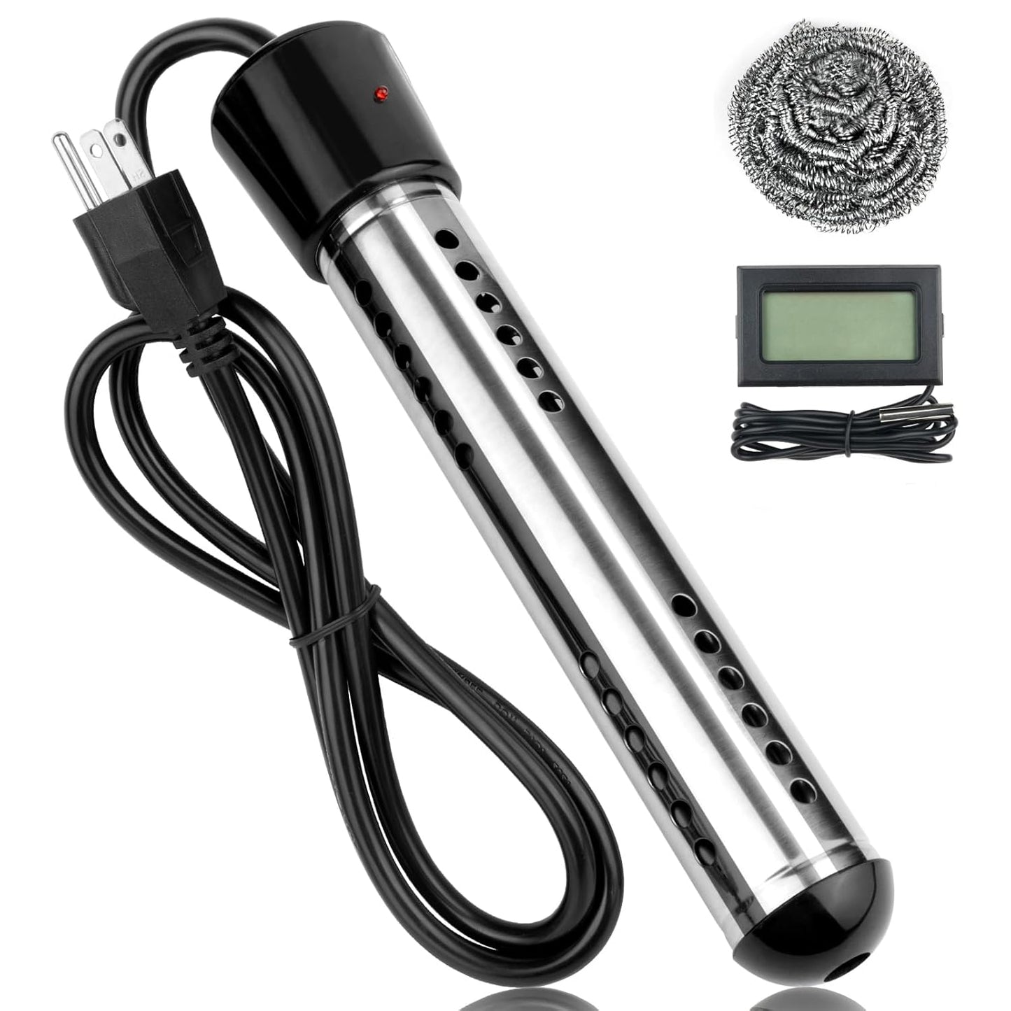 Instant Hot Water Anywhere: 2000W Electric Immersion Heater - NJ FOREVER