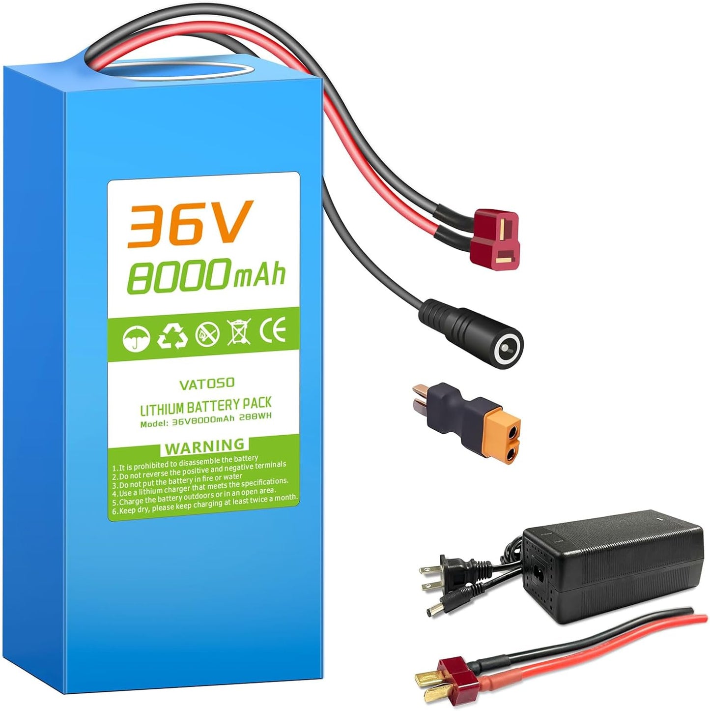36V/48V Lithium-ion Ebike Battery for Electric Bikes and More