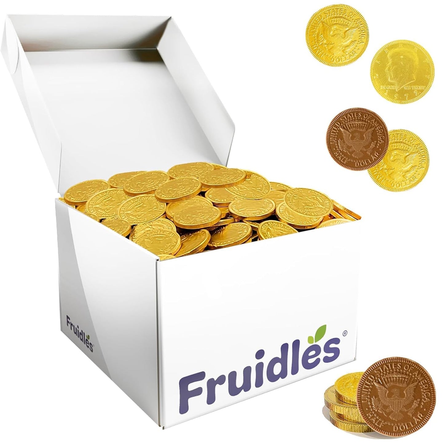 Milk Chocolate Coins for Parties - Premium Belgian Chocolate Treats