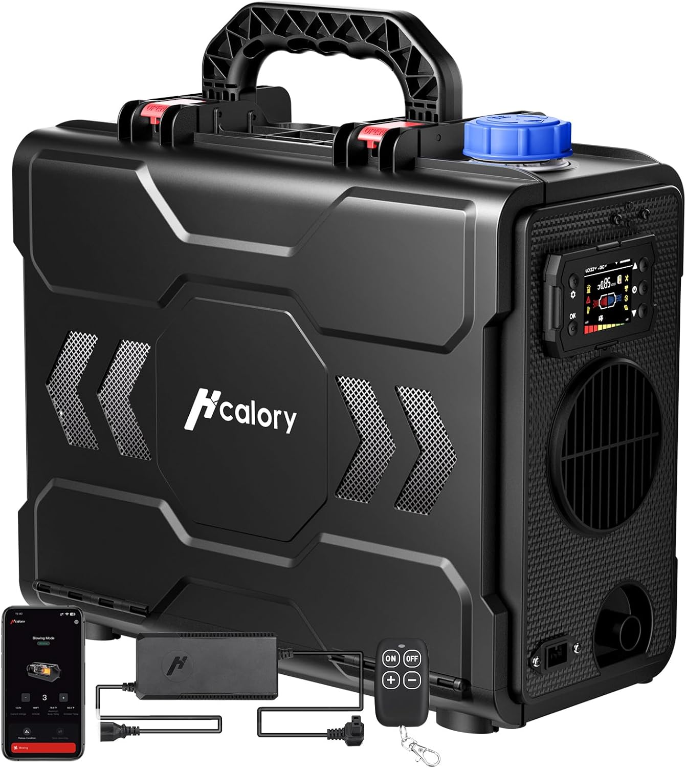 HCALORY 12V Portable Diesel Heater - 8KW All-in-One Heater for Car & RV