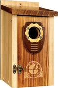 Premium Wooden Bluebird Houses for Outside - Weatherproof Design