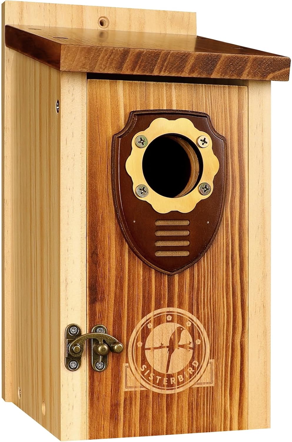 Premium Wooden Bluebird Houses for Outside - Weatherproof Design