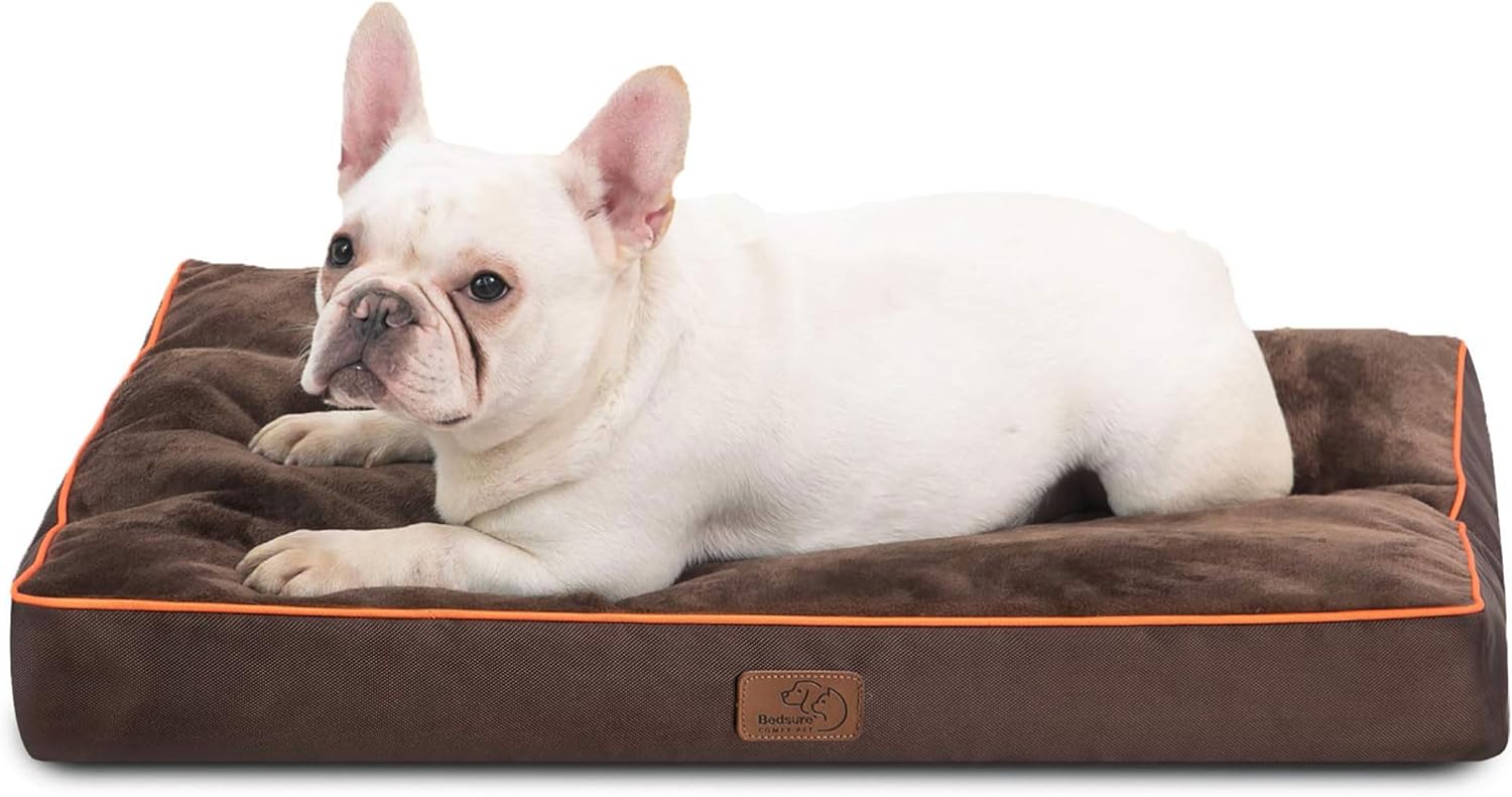 Bedsure Washable Dog Bed for Medium Dogs Up to 45lbs Comfort
