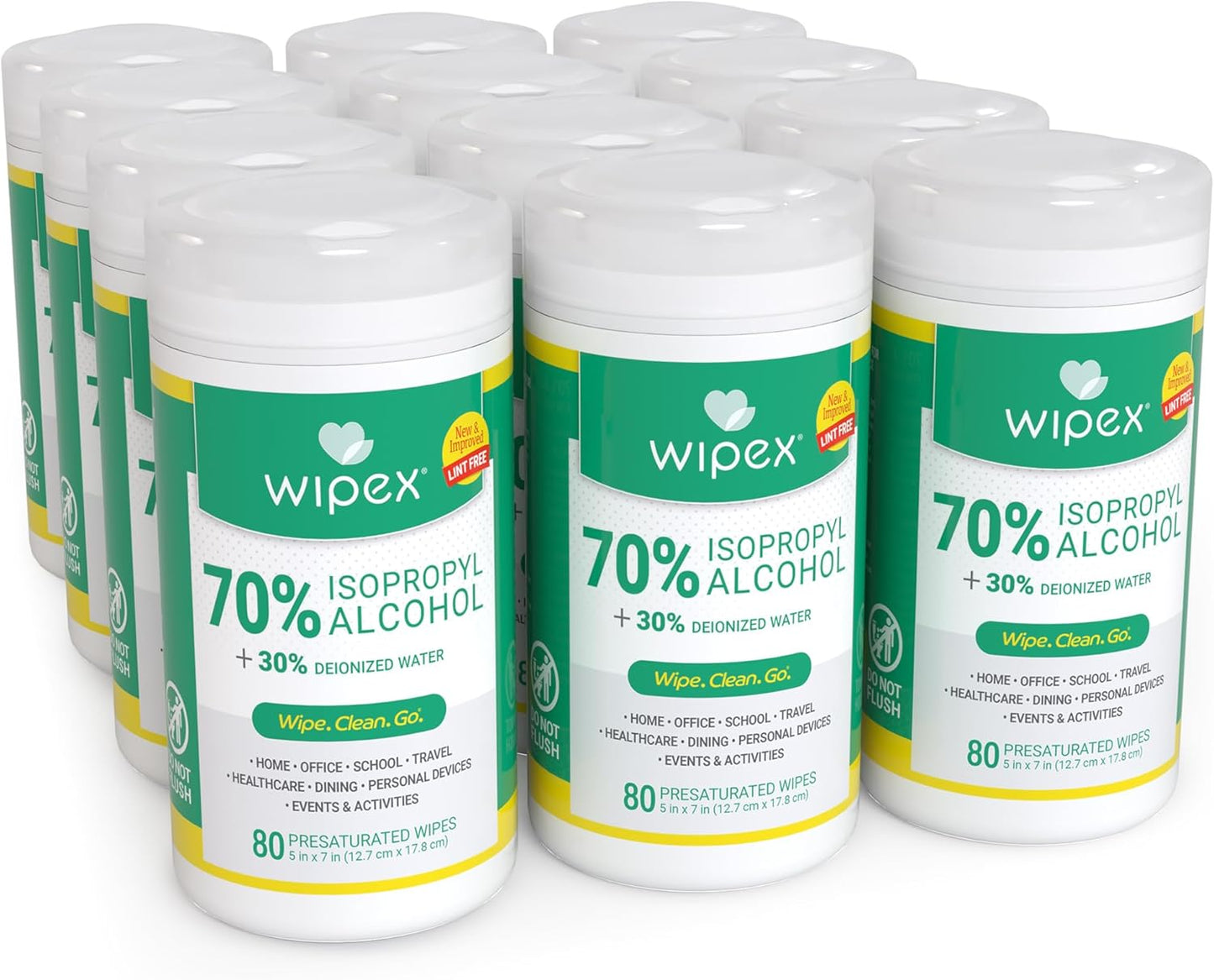 Wipex Alcohol Wipes for Electronics - Lint Free Tech Wipes