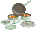 bella 8 Piece Removable Handle Cookware Set - Compact Ceramic Nonstick