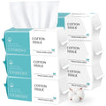 Disposable Face Towel 600 Count - Soft 100% Cotton Facial Dry Wipes