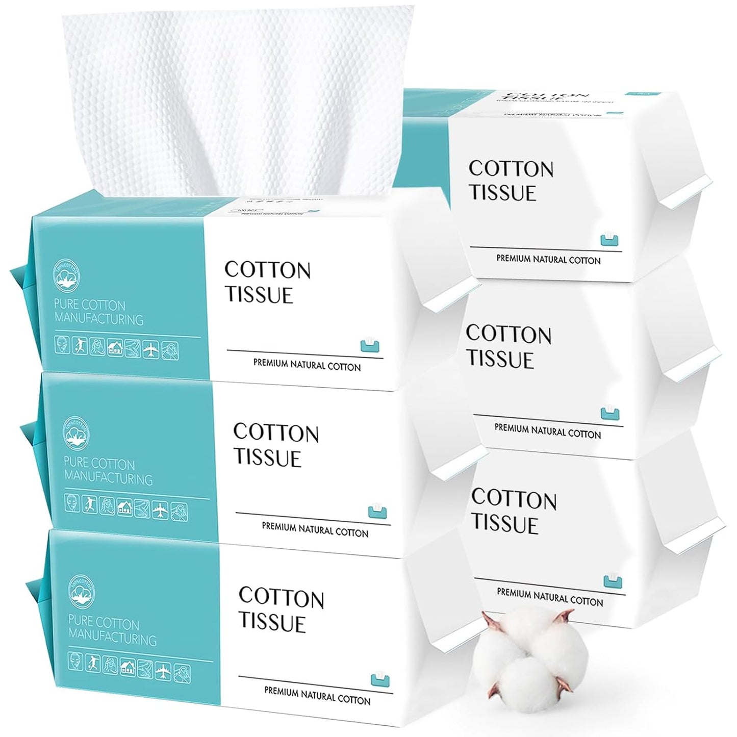 Disposable Face Towel 600 Count for Skin Care and Makeup