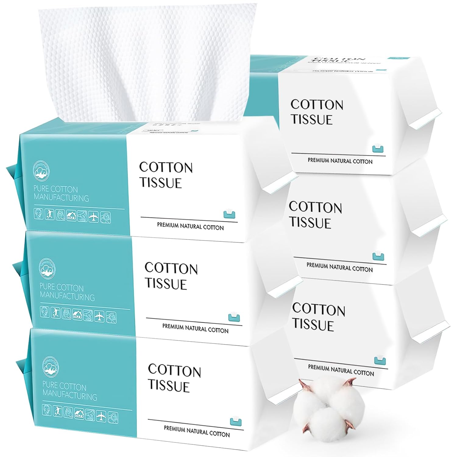 Disposable Face Towel 600 Count for Skin Care and Makeup