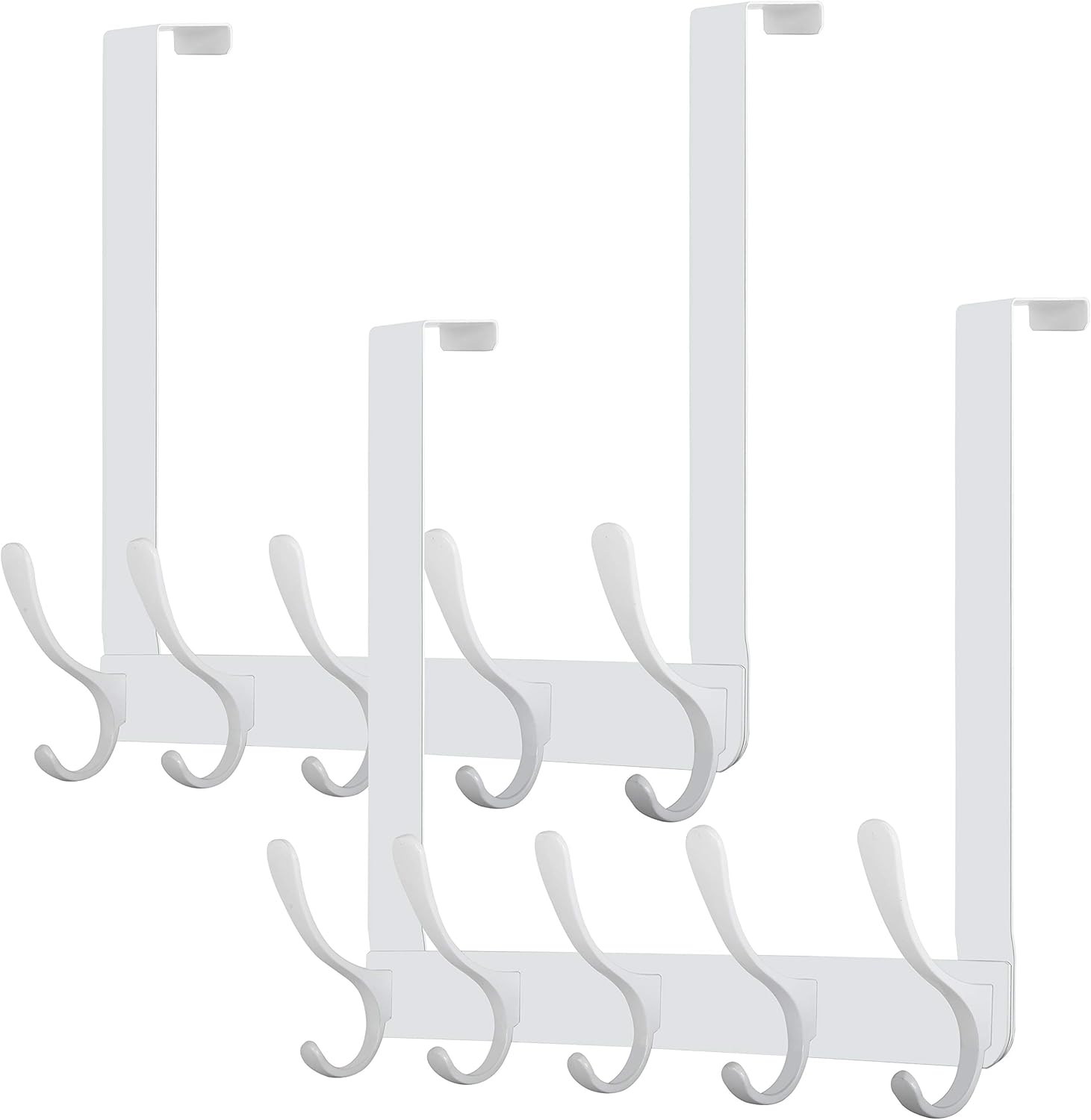 WEBI Over The Door Hook with 5 Coat Hooks for Easy Hanging