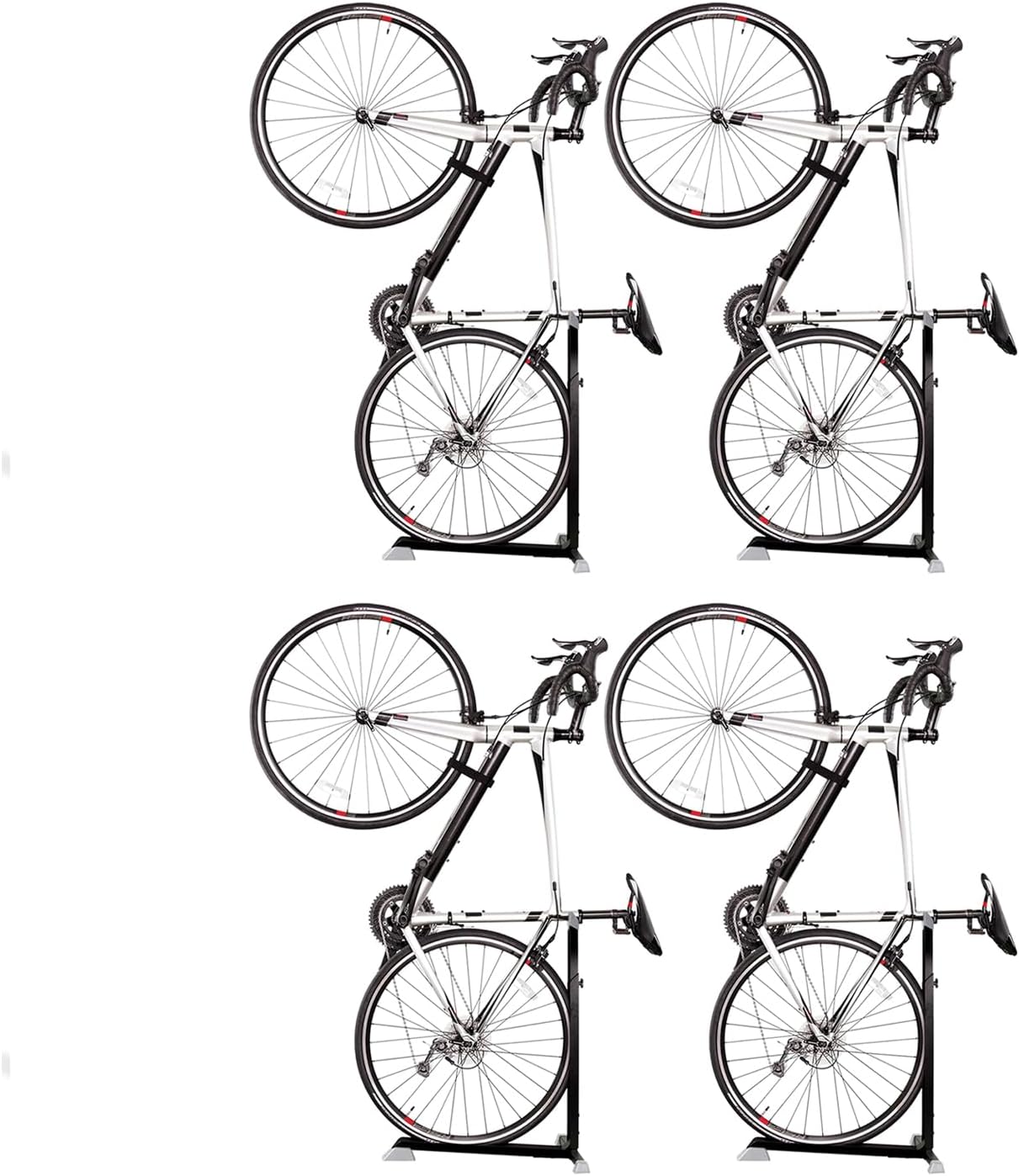 Bike Nook Vertical Bicycle Stand - 4 Pack for Easy Storage