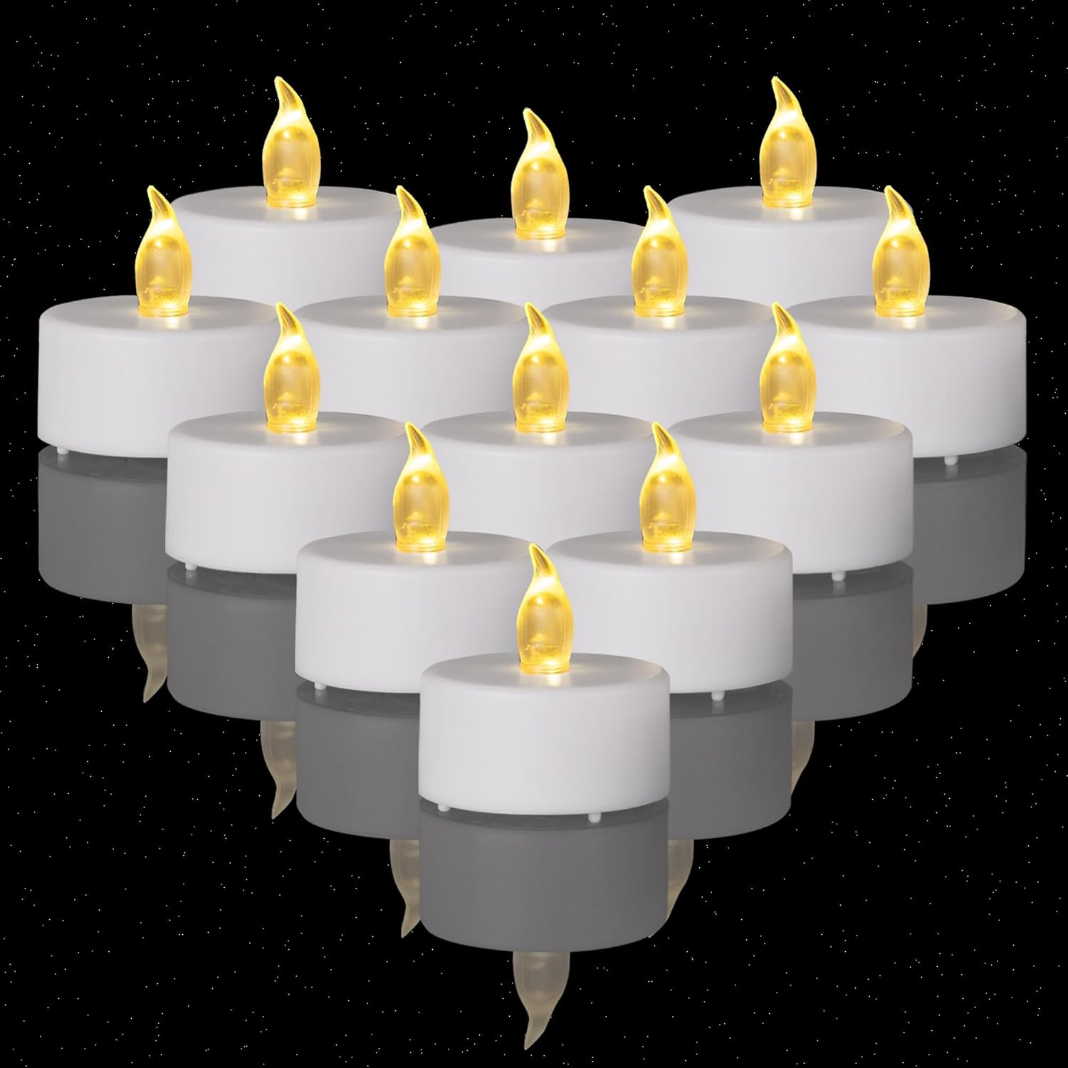 200PCS Flameless LED Tea Lights for Parties and Home Decor