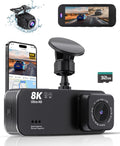 Dash Cam Front and Rear 8K Ultra HD - Dual Channel Coverage