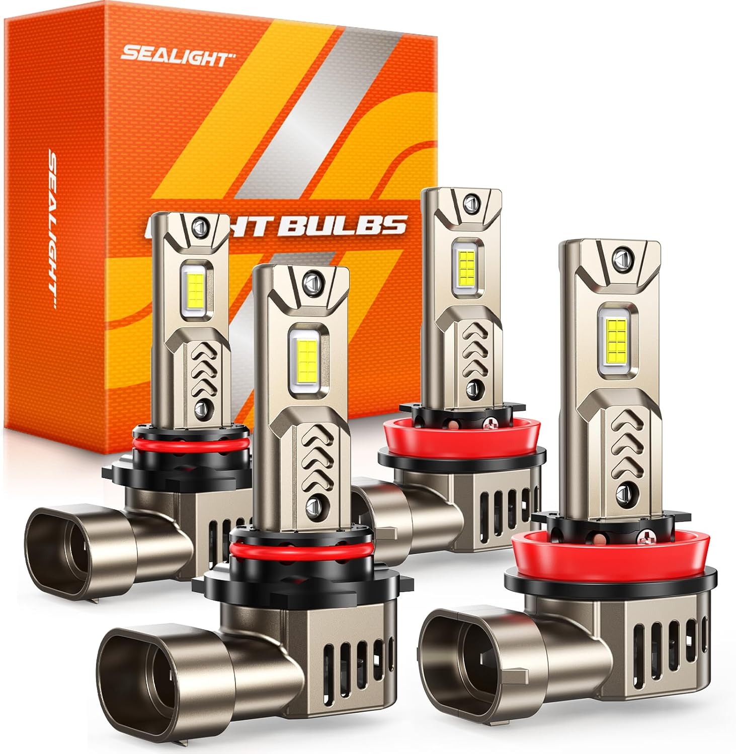 SEALIGHT L2S HB3 H9 Bulb Combo for Fog Light and Headlights