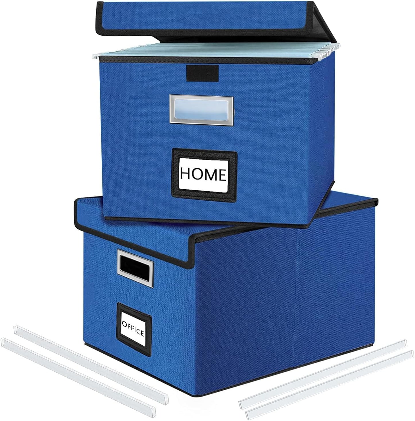 Huolewa Decorative File Organizer Boxes for Office Storage