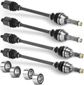 Front Rear CV Axle Drive Shaft & Wheel Bearings for Polaris Ranger XP