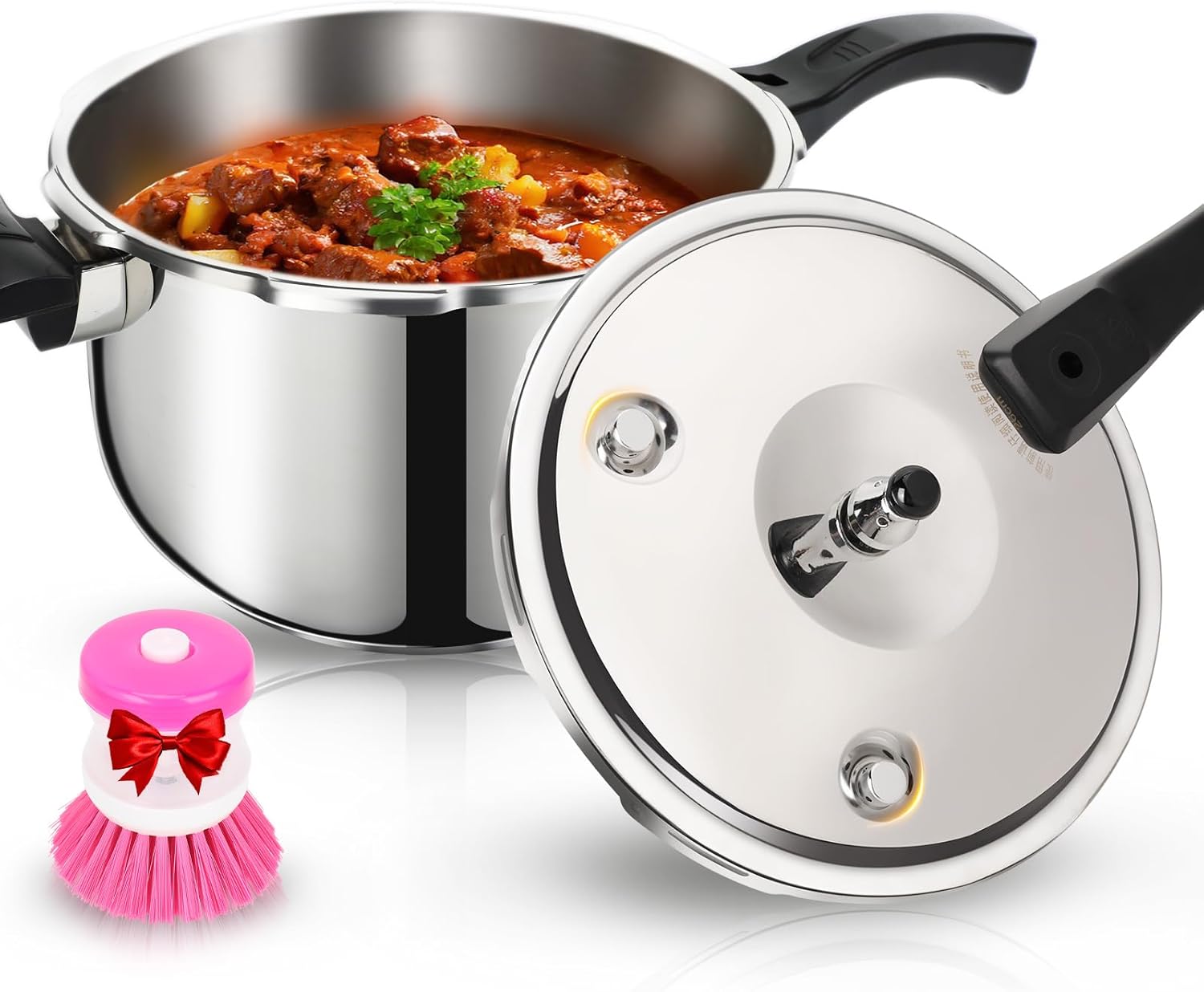 Stainless Steel Pressure Cooker 10 Quart for Fast Cooking