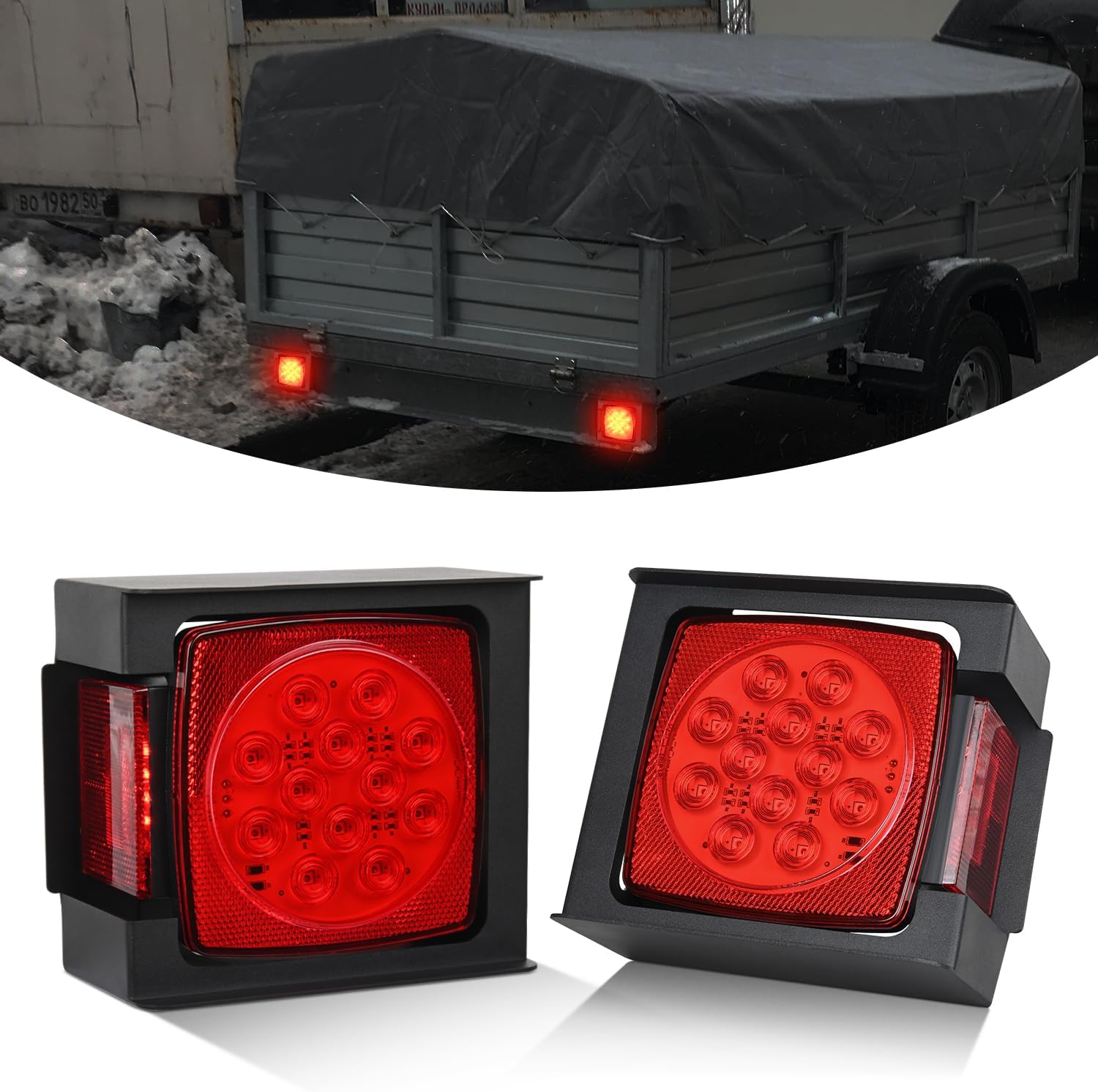 Nilight LED Trailer Light Kit for Safe and Bright Visibility