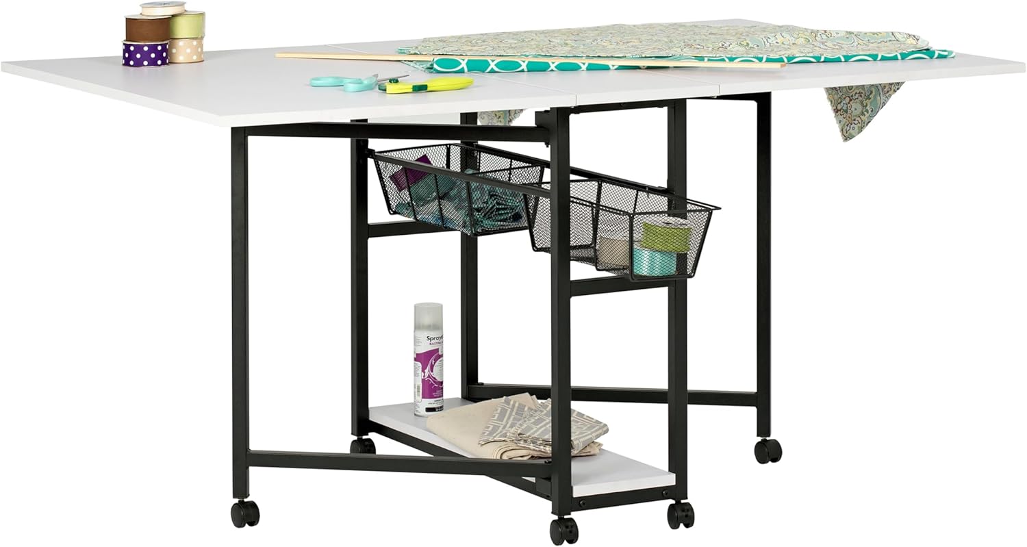 Studio Designs Sew Ready Fabric Cutting Table with Organizers