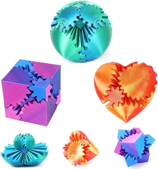 Gear Ball Fidget Toy Set - Stress Relief & Fun!