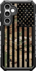 Subdued US Flag Over Multicam Scorpion UAG Pathfinder Case for Samsung
