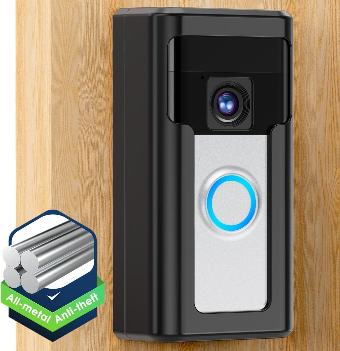 Secure No-Drill Doorbell Mount by Liwin