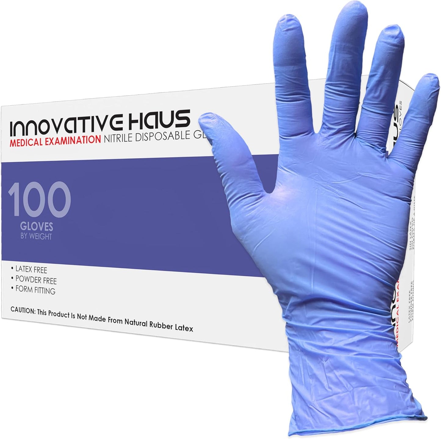 Indigo Nitrile Exam Gloves: Latex-Free Protection