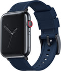 BARTON WATCH BANDS Elite Silicone Apple Watch Band - Comfortable Fit