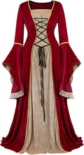 Kranchungel Renaissance Dress for Women - Elegant (Style CGQ8)