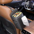 Car Storage Seat Side Organizer - Tissue Box, Trash & Storage