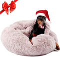 Himax Donut Dog Bed with Attached Blanket - Calming, Washable
