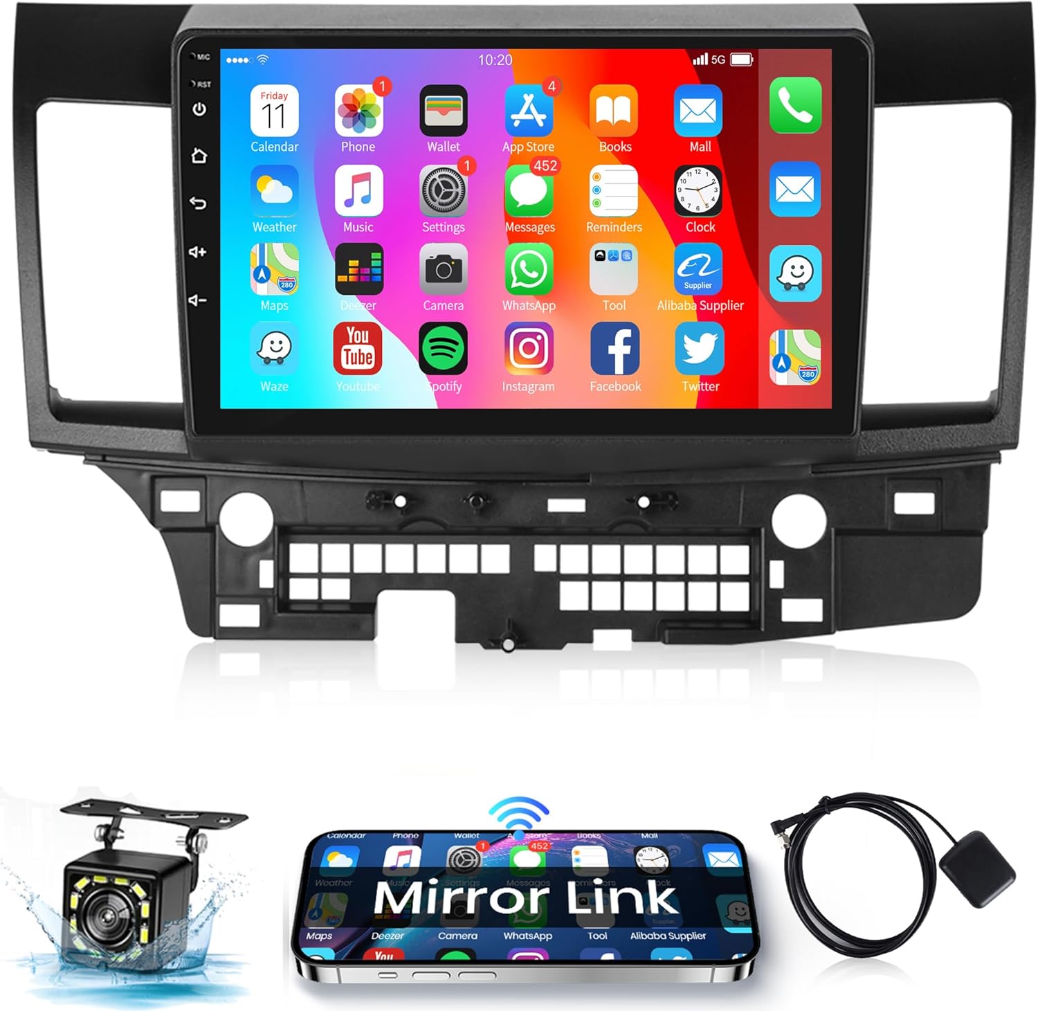 10.1 Inch Car Radio Stereo for Mitsubishi Lancer 2008-2017