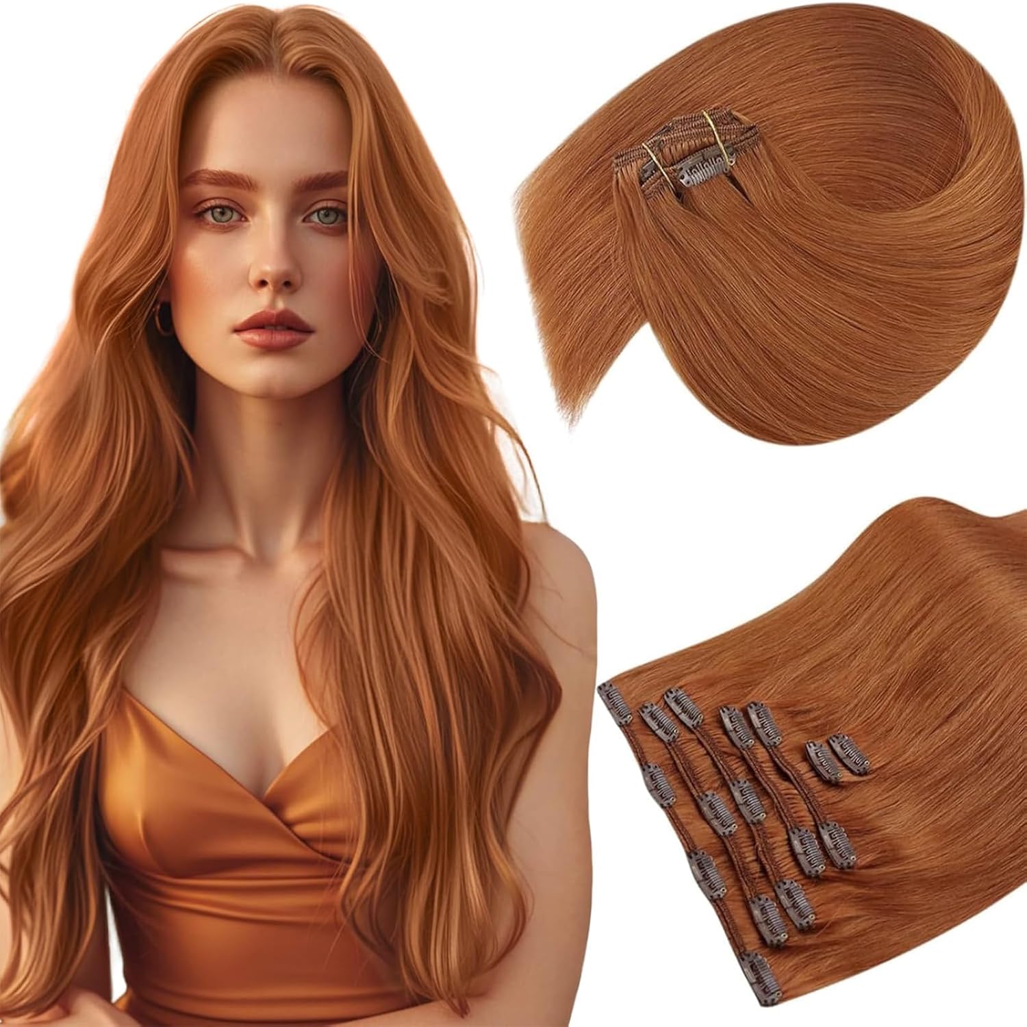 Sunny Hair Clip in Hair Extensions for Natural Look and Comfort