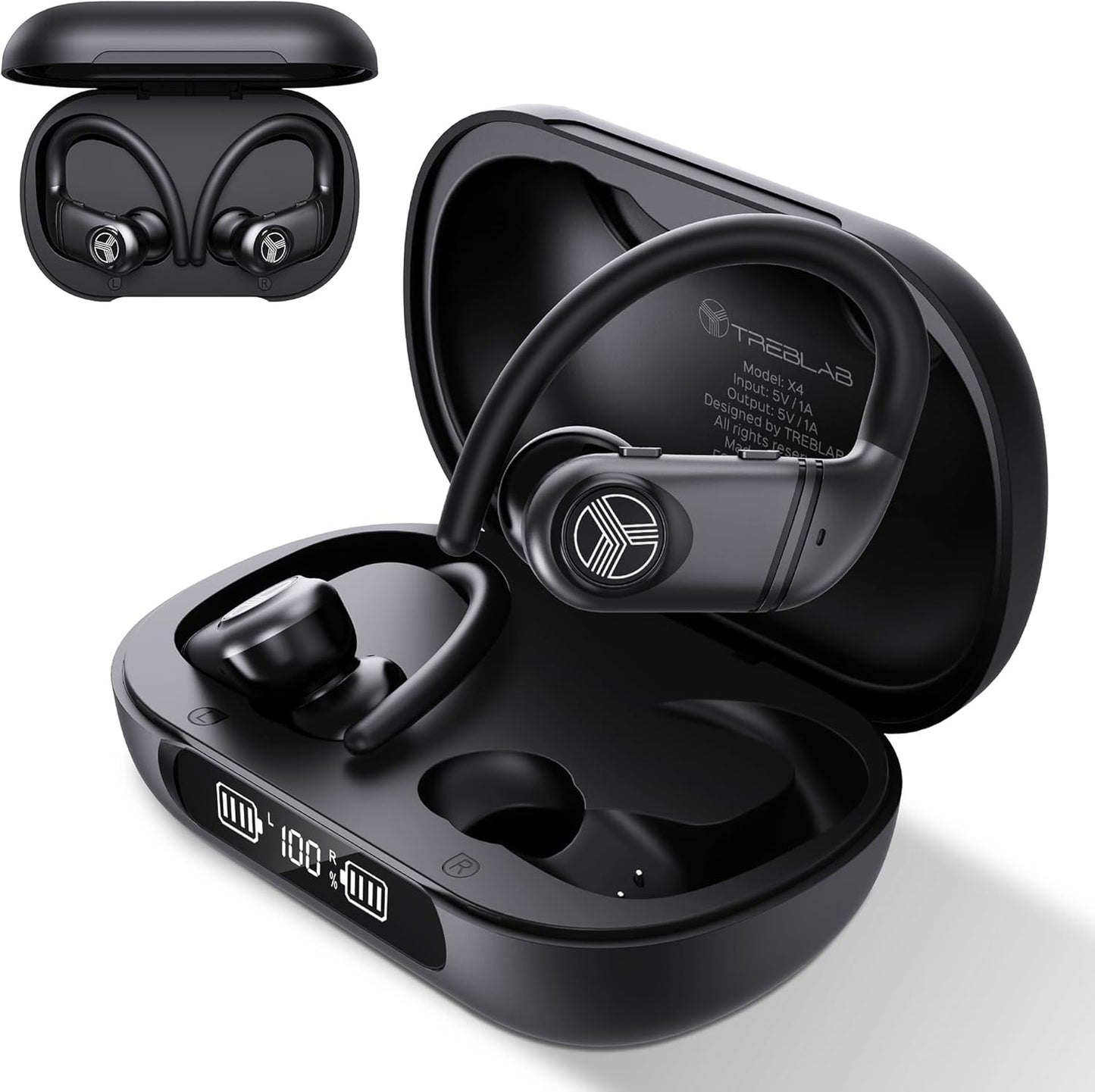 TREBLAB X4 Wireless Earbuds: Perfect for Running and Workouts